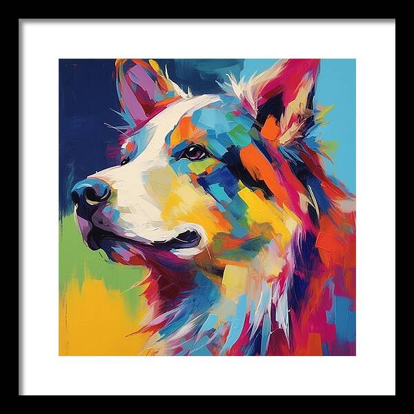 Yes We Canine - Framed Print