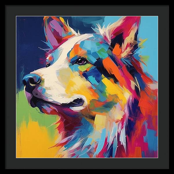 Yes We Canine - Framed Print