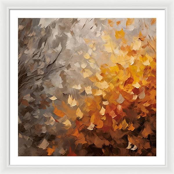 Autumn Abstraction - Framed Print