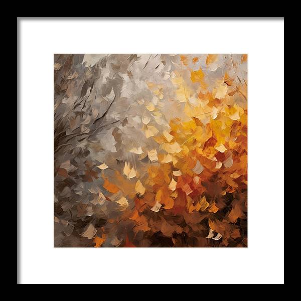 Autumn Abstraction - Framed Print