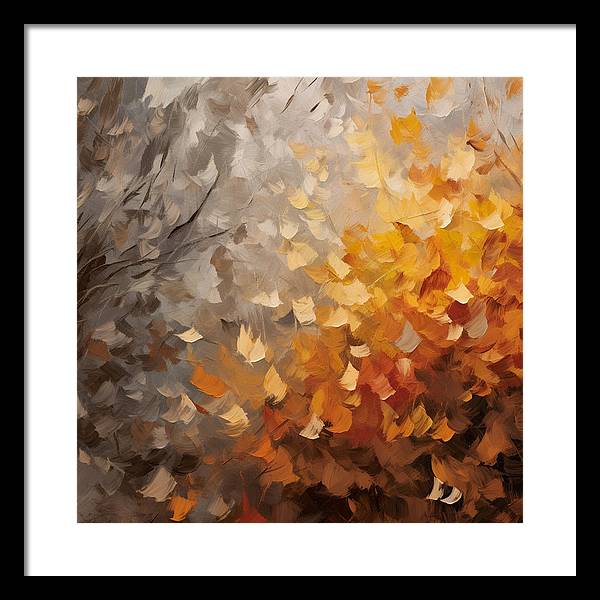 Autumn Abstraction - Framed Print