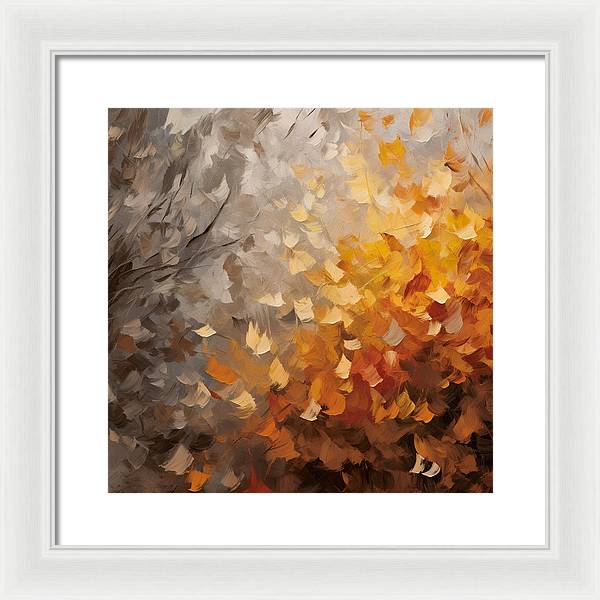 Autumn Abstraction - Framed Print