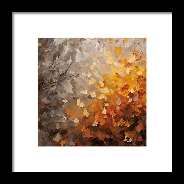 Autumn Abstraction - Framed Print