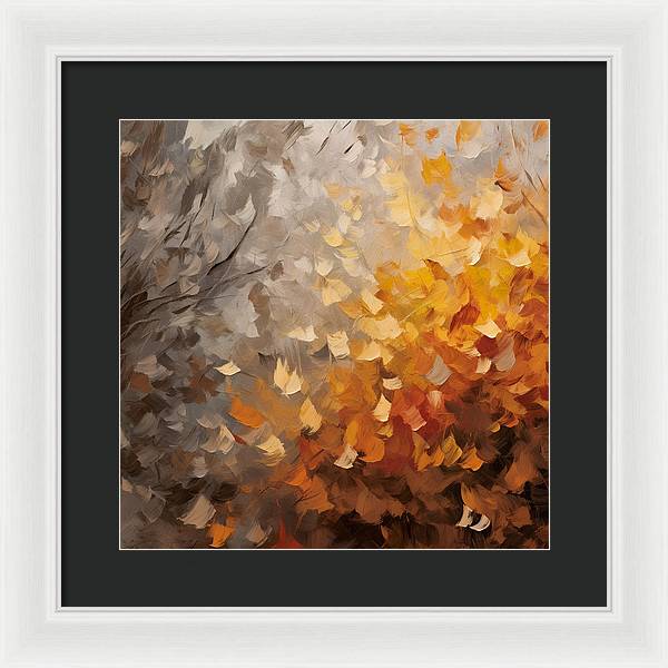 Autumn Abstraction - Framed Print