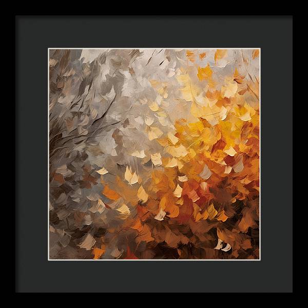 Autumn Abstraction - Framed Print