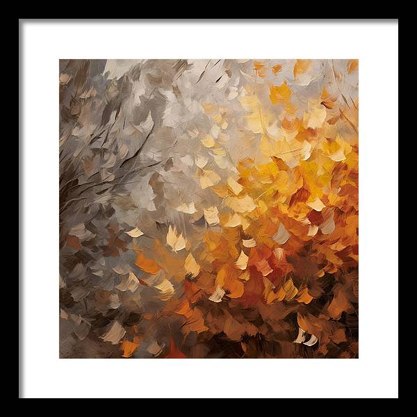 Autumn Abstraction - Framed Print