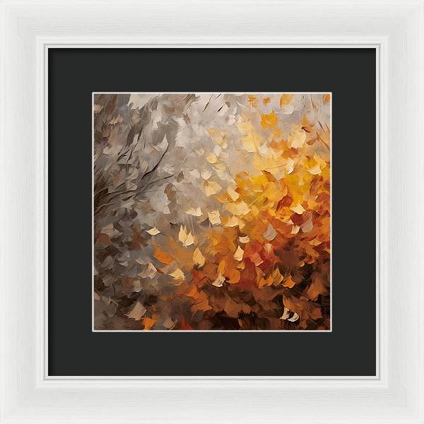 Autumn Abstraction - Framed Print