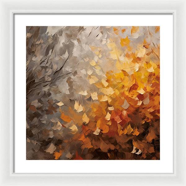 Autumn Abstraction - Framed Print