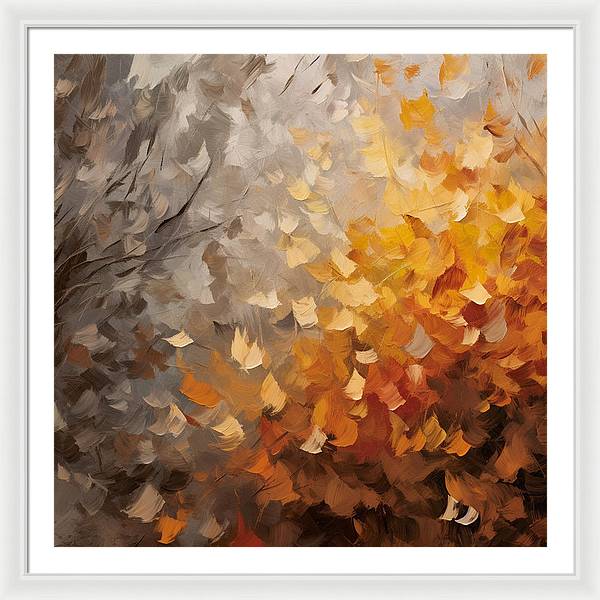 Autumn Abstraction - Framed Print