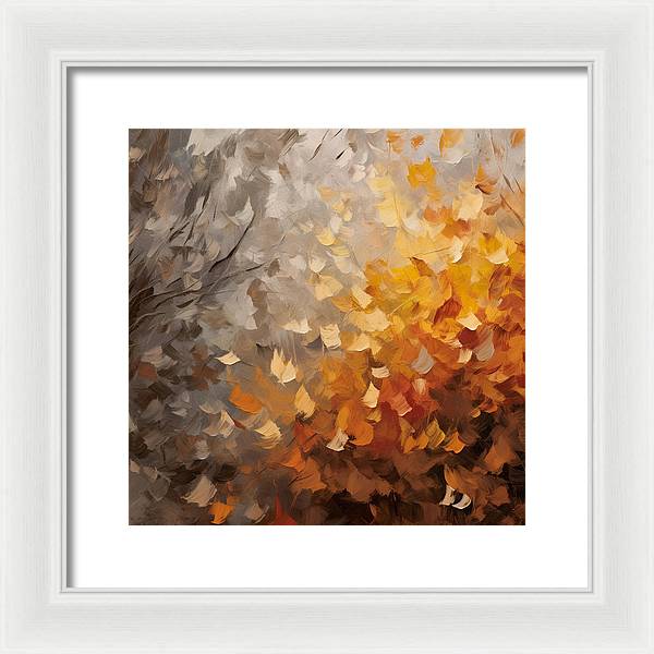 Autumn Abstraction - Framed Print