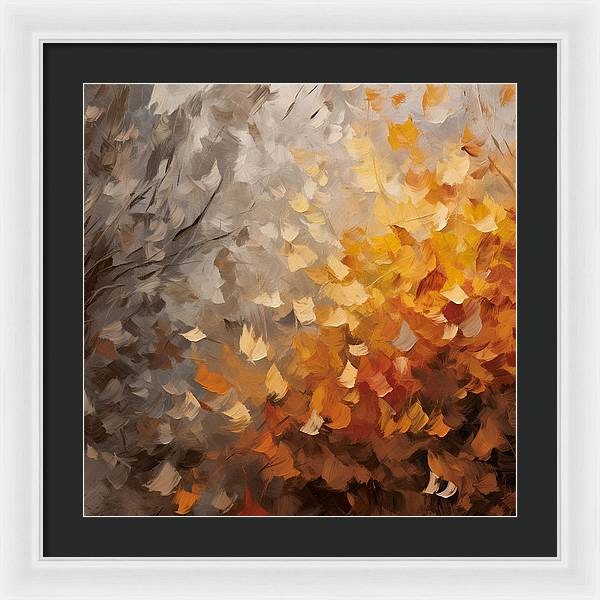 Autumn Abstraction - Framed Print