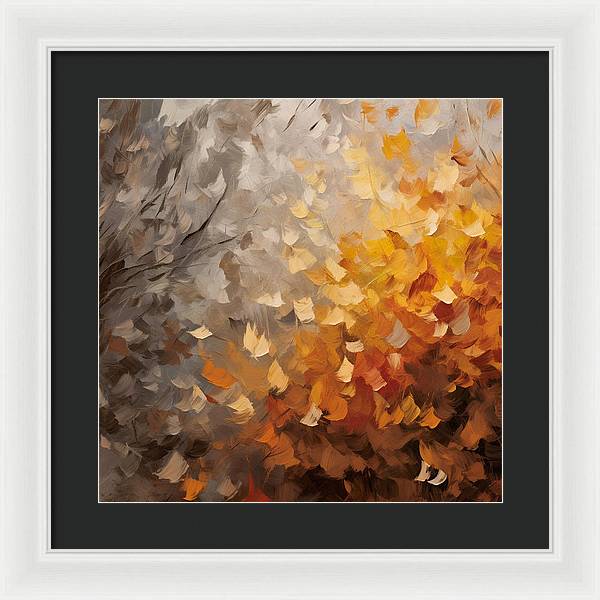 Autumn Abstraction - Framed Print