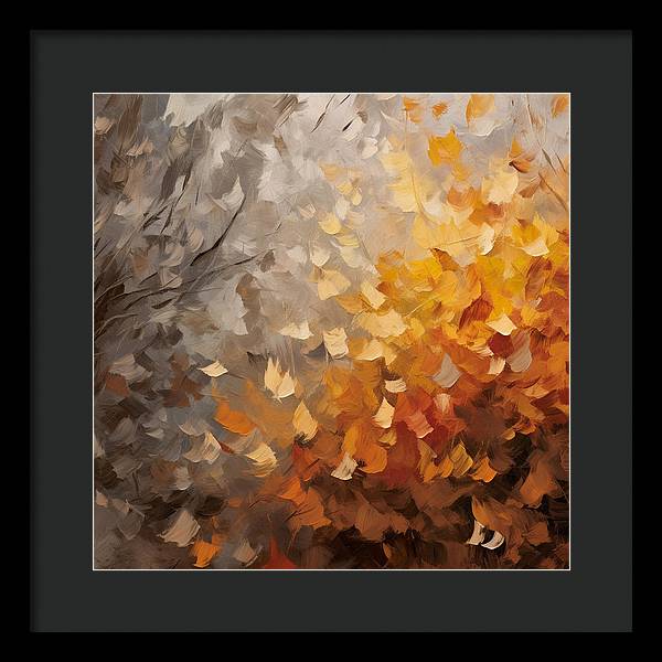 Autumn Abstraction - Framed Print