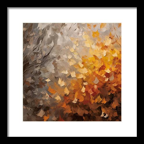 Autumn Abstraction - Framed Print