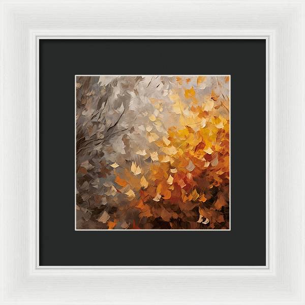 Autumn Abstraction - Framed Print