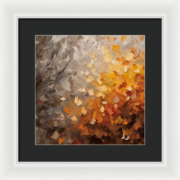 Autumn Abstraction - Framed Print