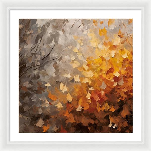 Autumn Abstraction - Framed Print