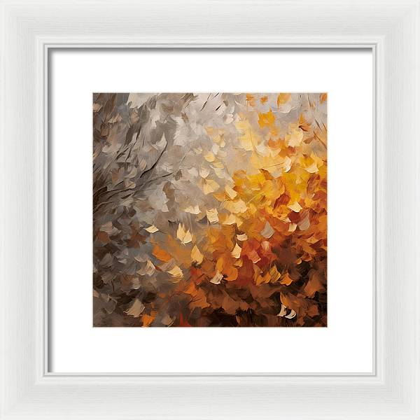 Autumn Abstraction - Framed Print