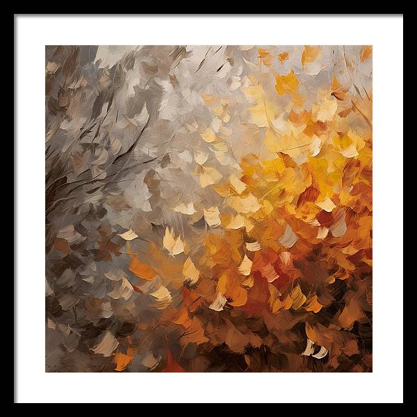 Autumn Abstraction - Framed Print