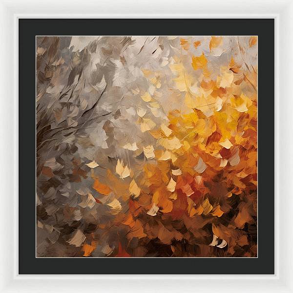 Autumn Abstraction - Framed Print