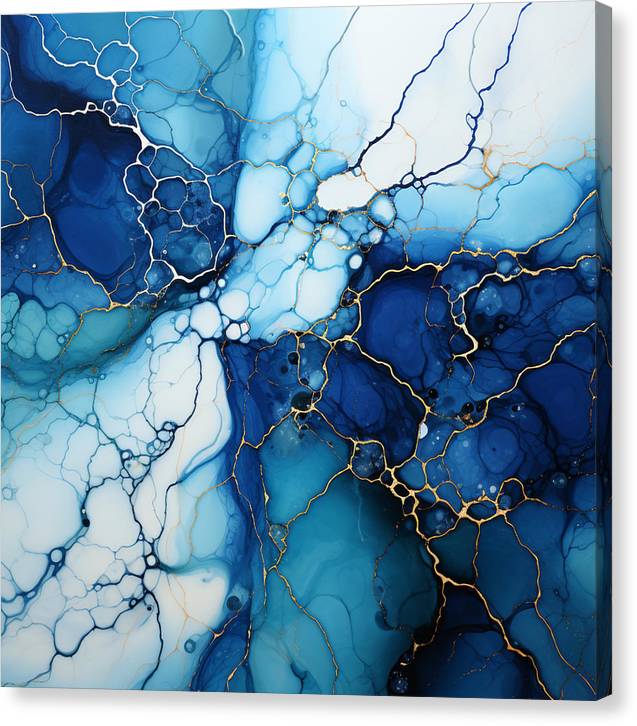 Blue Ice - Canvas Print