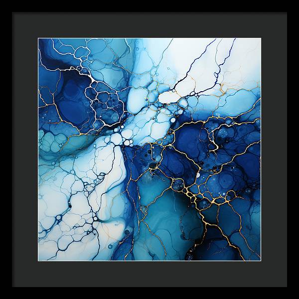 Blue Ice - Framed Print