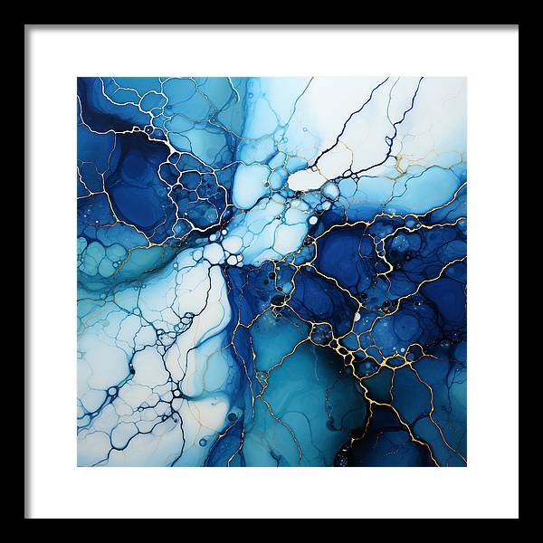 Blue Ice - Framed Print