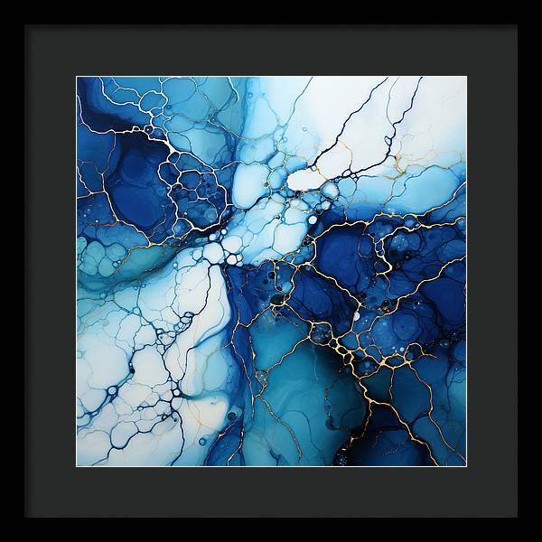 Blue Ice - Framed Print