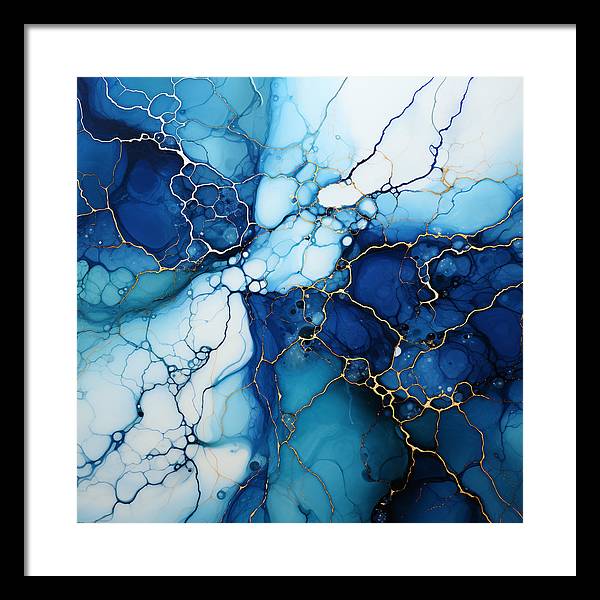 Blue Ice - Framed Print