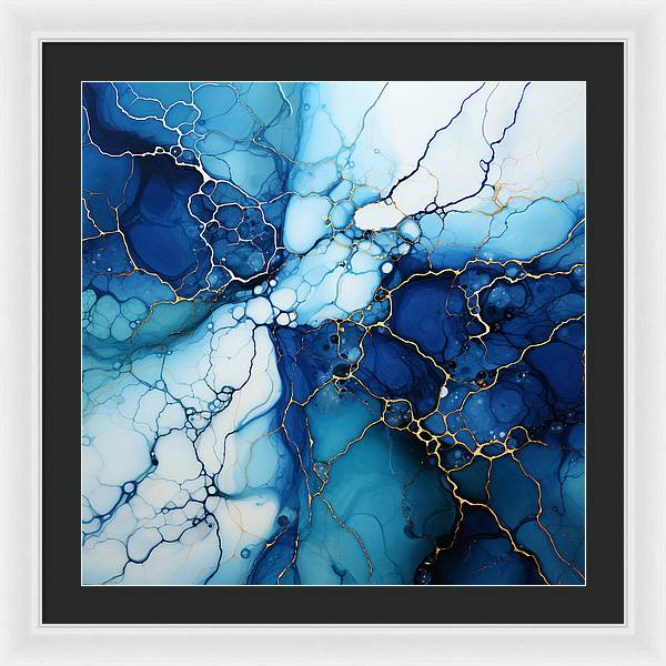 Blue Ice - Framed Print