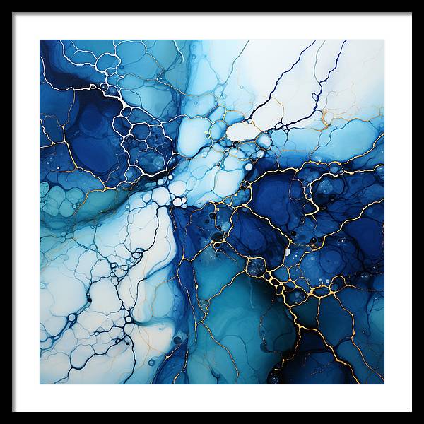 Blue Ice - Framed Print