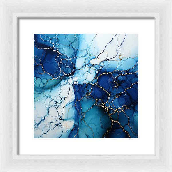 Blue Ice - Framed Print