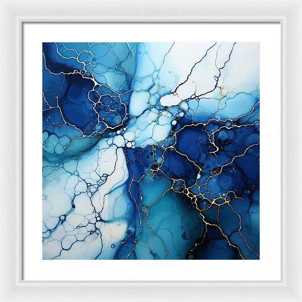 Blue Ice - Framed Print