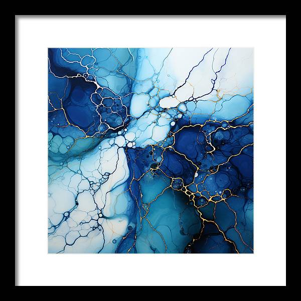 Blue Ice - Framed Print