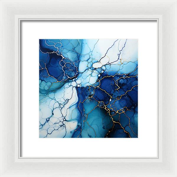 Blue Ice - Framed Print