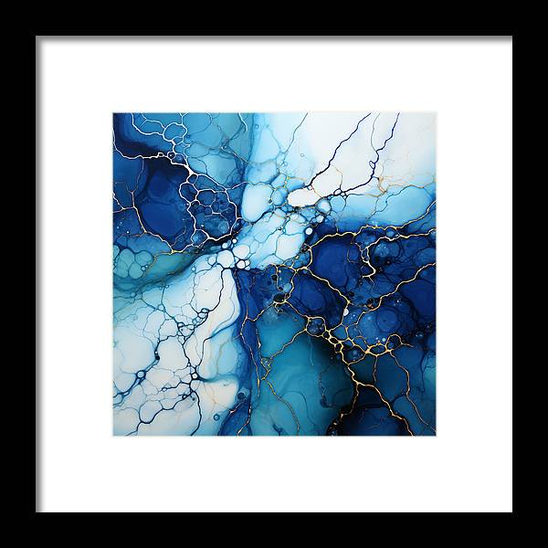 Blue Ice - Framed Print