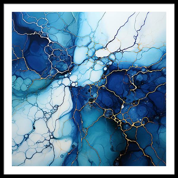 Blue Ice - Framed Print