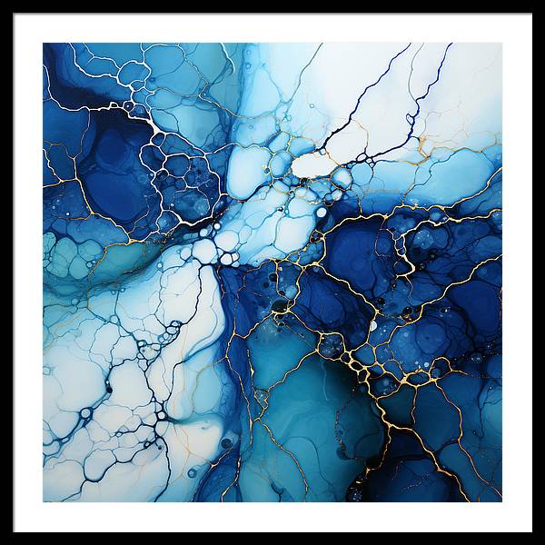 Blue Ice - Framed Print