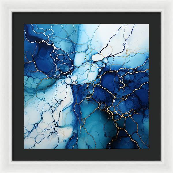 Blue Ice - Framed Print