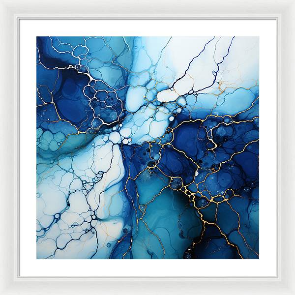 Blue Ice - Framed Print