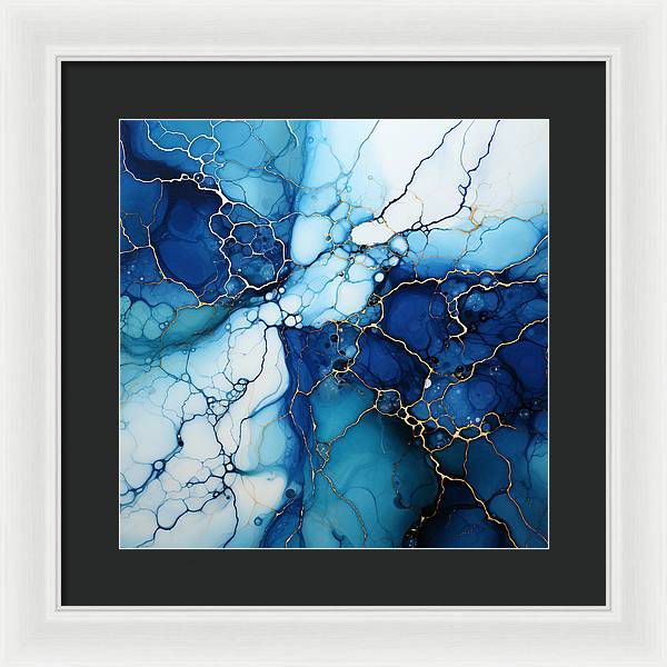 Blue Ice - Framed Print