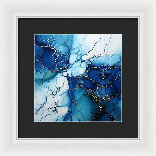 Blue Ice - Framed Print