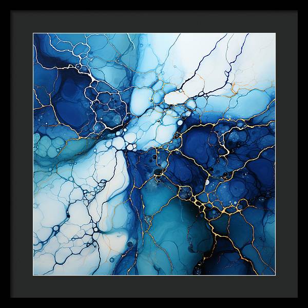 Blue Ice - Framed Print