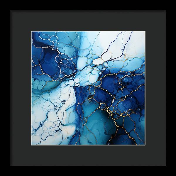 Blue Ice - Framed Print