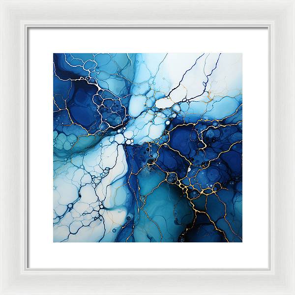 Blue Ice - Framed Print