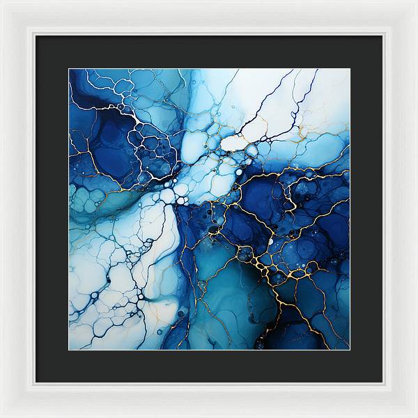 Blue Ice - Framed Print