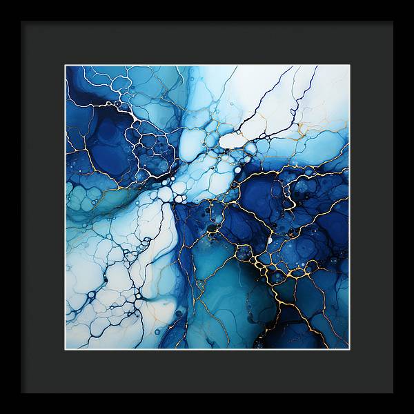 Blue Ice - Framed Print