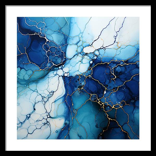 Blue Ice - Framed Print