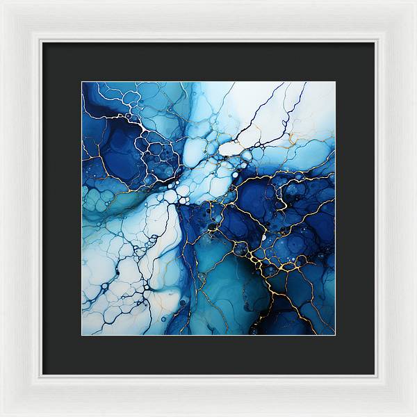 Blue Ice - Framed Print