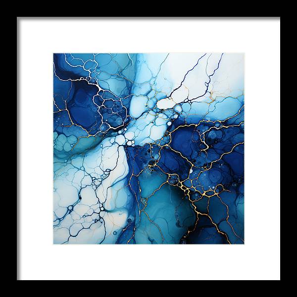 Blue Ice - Framed Print